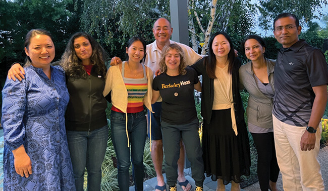 Silicon Valley Chapter members outside.